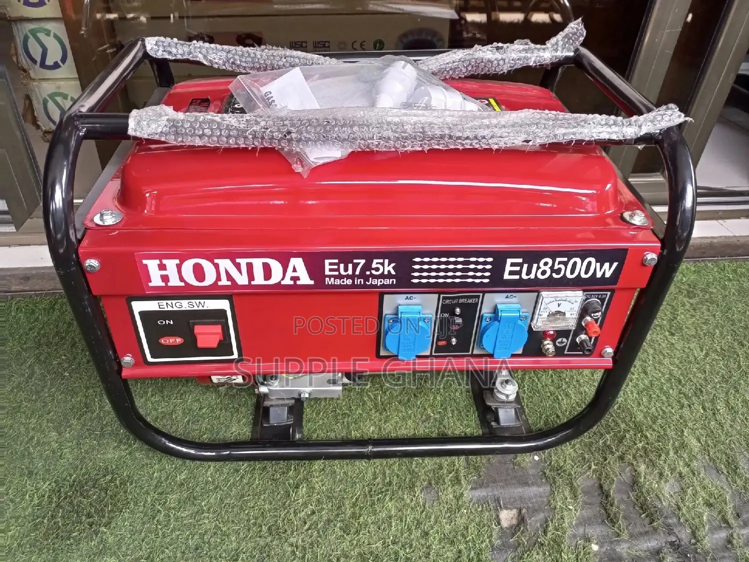 E-9000w Generator SILENT One Year Warranty Honda 7.5kva