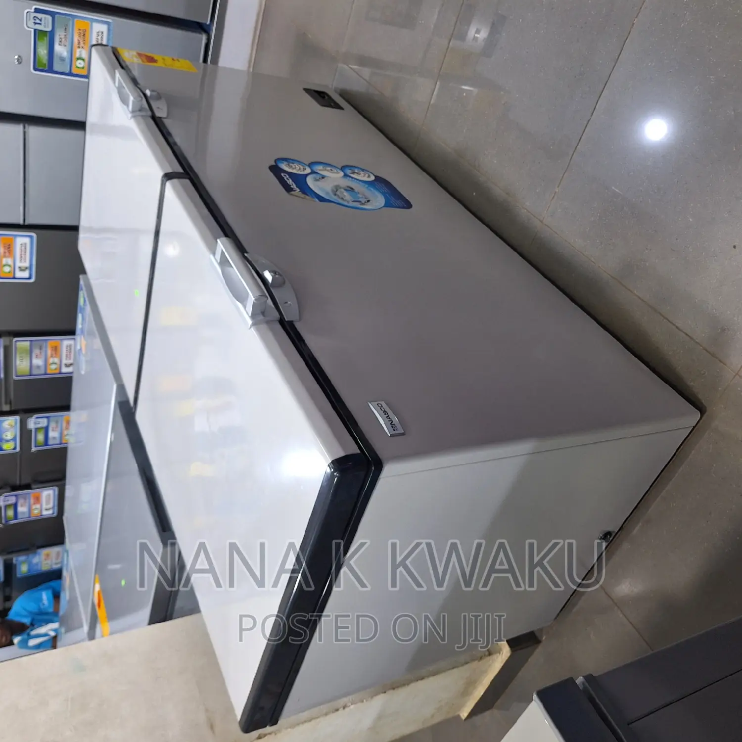 Double _£Door_nasco Nas-700 Chest Freezer
