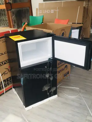 82L Pearl Black Topfreezer Glass PF-10T Doubledoor Fridge