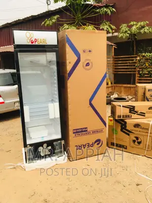 Sealed in Box Pearl PVC-424 Single Door Beverage Cooler.