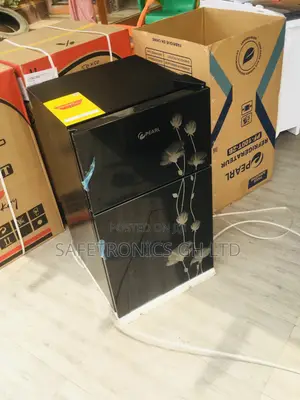 Topfreezer Doubledoor Pearl Glass Black PF-10T Fridge