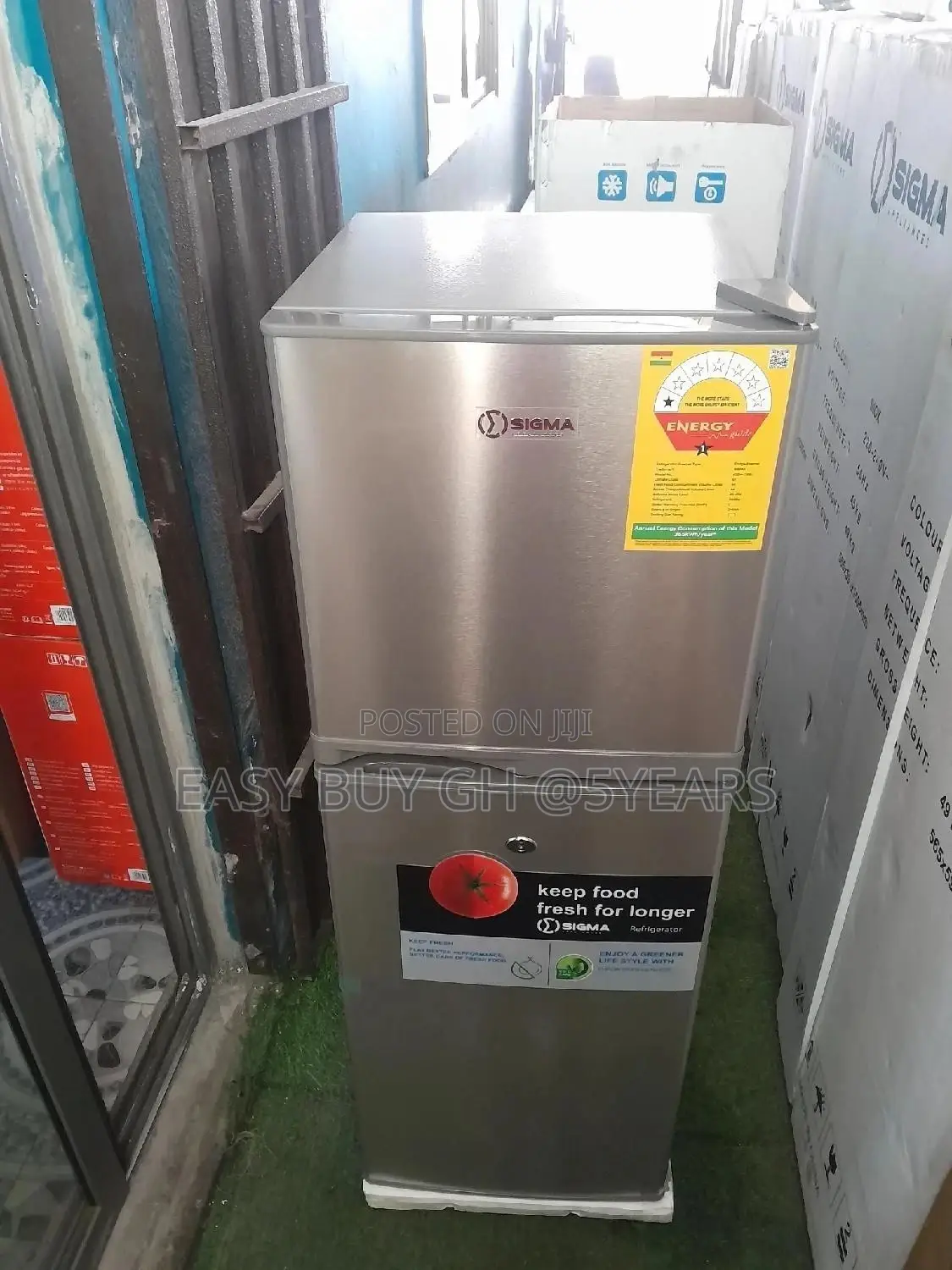 Refrigerator Fridge 2door Fridge Top Freezer + Fridge 138L