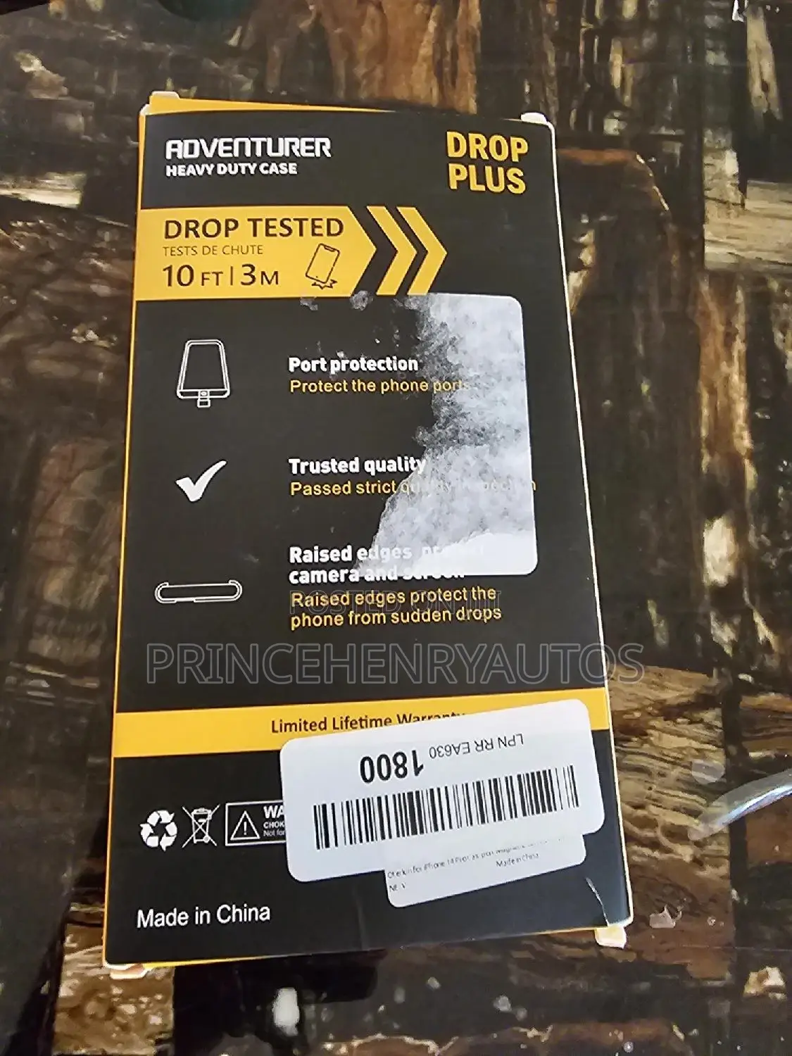 Oterkin Shockproof Case for iPhone 14 Pro+ 2 Tempered Glass