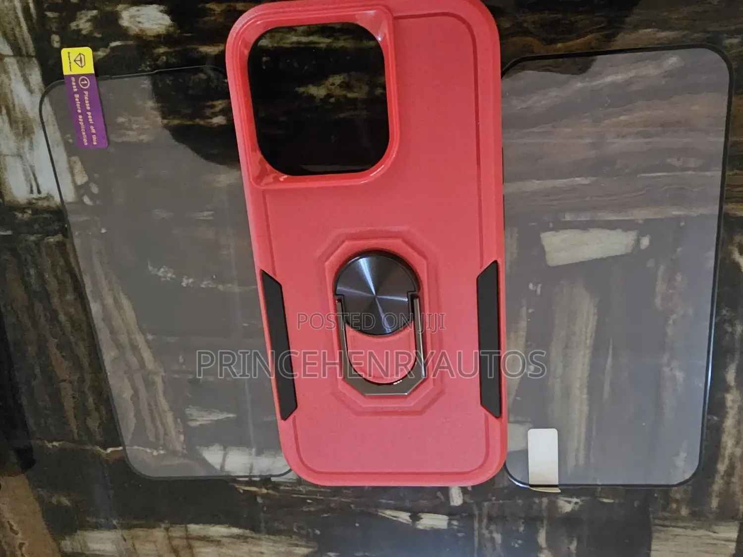 Oterkin Shockproof Case for iPhone 14 Pro+ 2 Tempered Glass