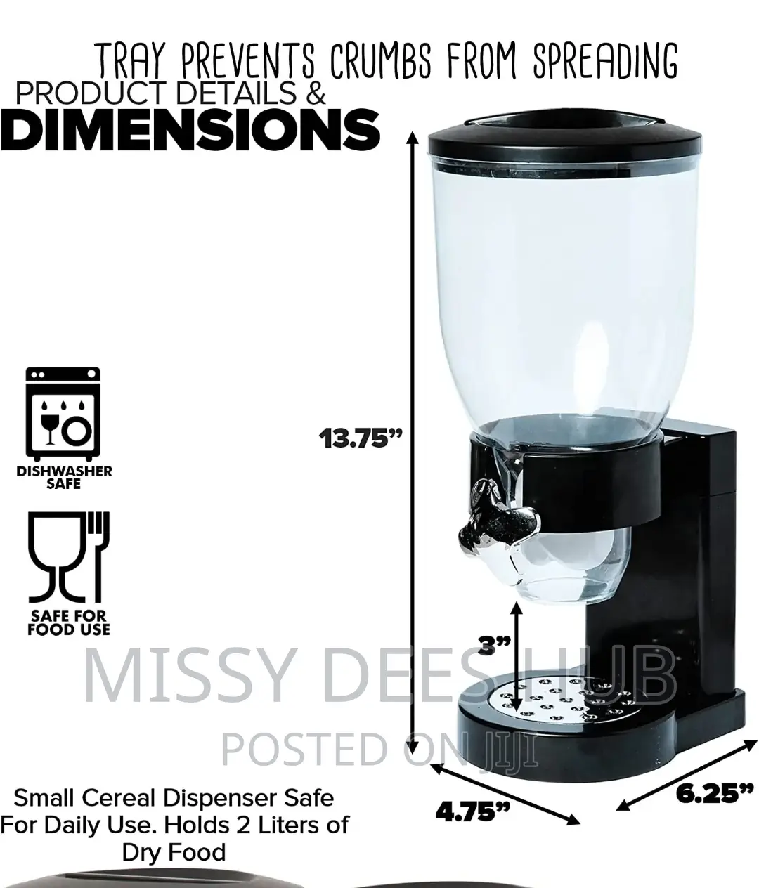 2L Cereal Dispenser