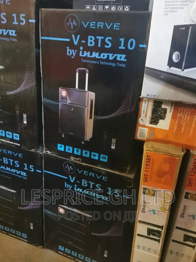 Inbuilt Radio Verve 100watts Rechargeable Speaker