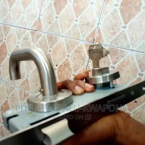 Door Lock Stainless Steel 310(Curved Handle)