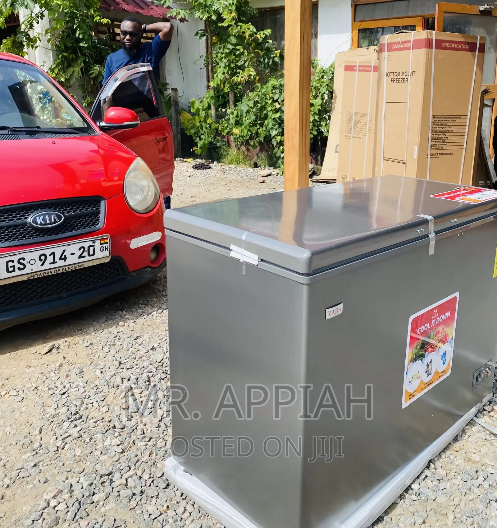 Classic Design Zara 360 Single Door Electric Chest Freezer.