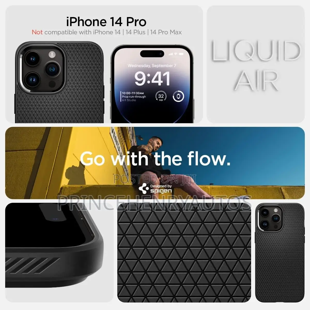 Spigen Liquid Air Armor for iPhone 14 Pro Case
