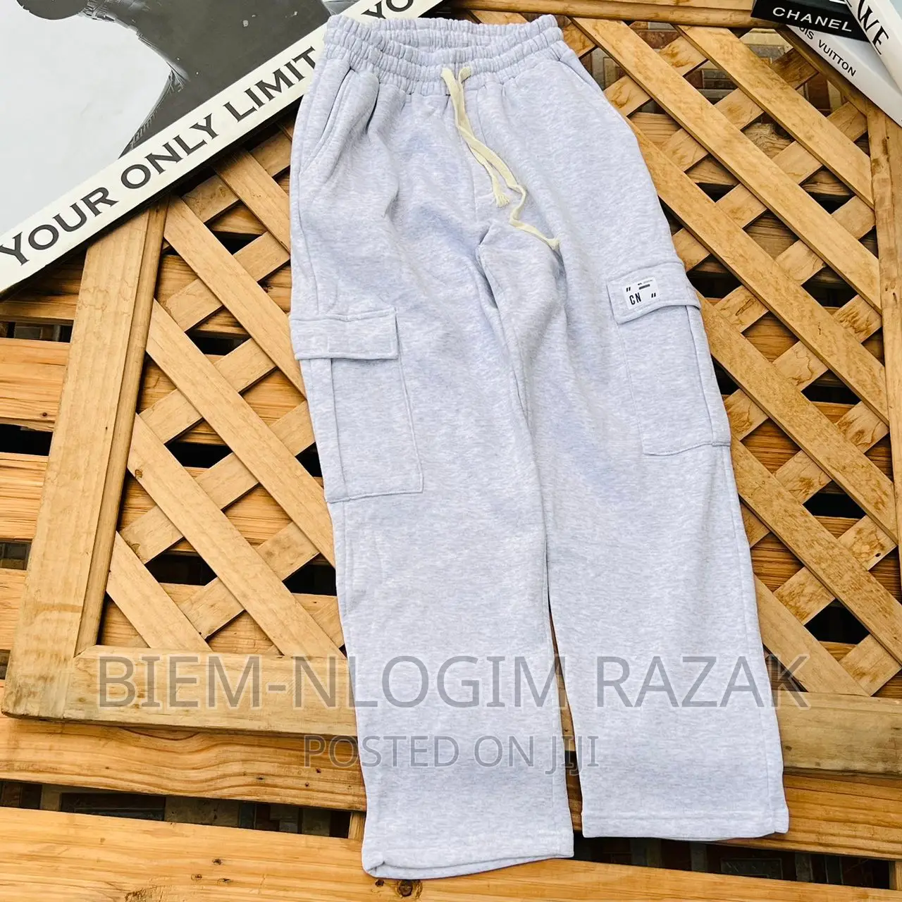 #Woolen, #Thick, #Fleece Cargo Pants Available in Stock