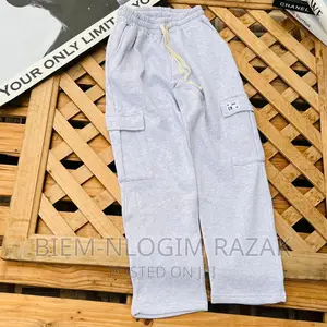 #Woolen, #Thick, #Fleece Cargo Pants Available in Stock