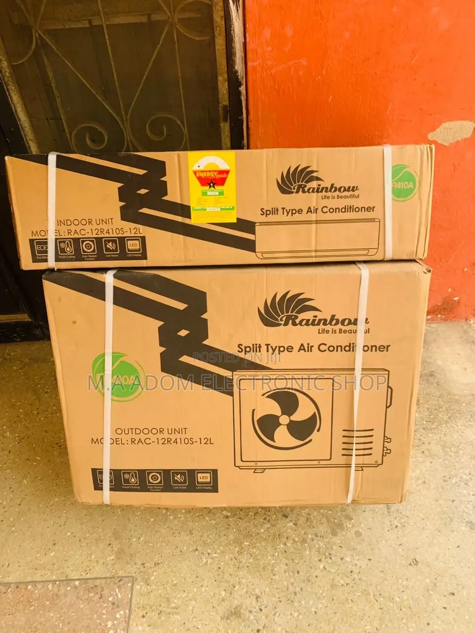 Fast Cooling Rainbow 1.5hp Split Type Ac(R410).