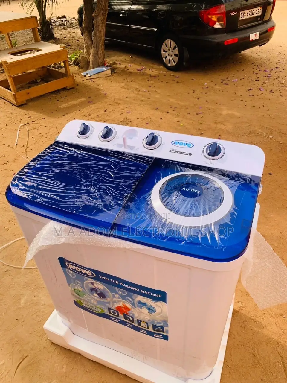 Energy Sufficient Novo 10kg Topload Electric Washing Machine
