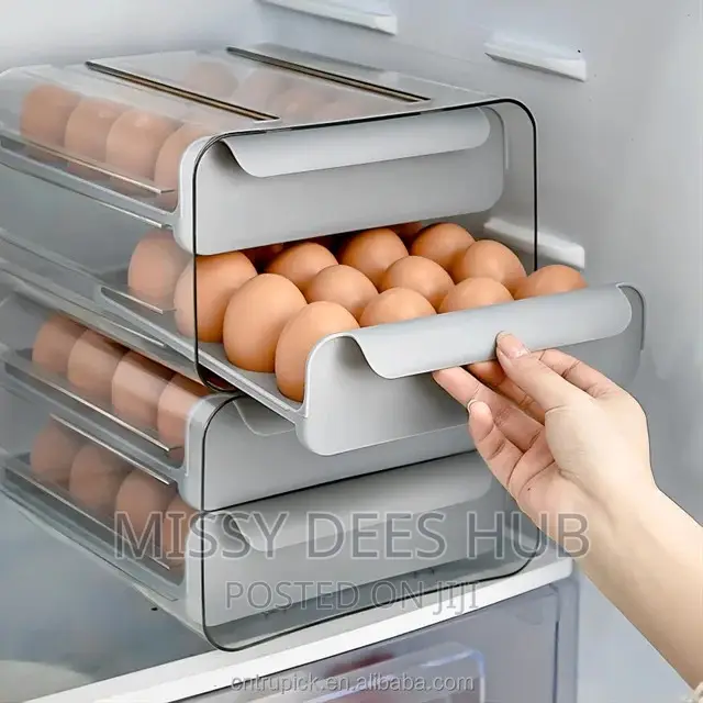 32 Grid Capacity , Two Layers, Stackable Egg Storage