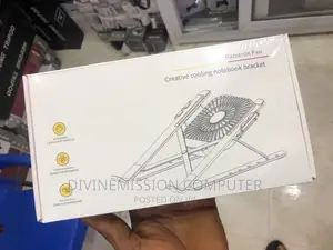 Foldable Aluminum Laptop Stand With Cooling Fan