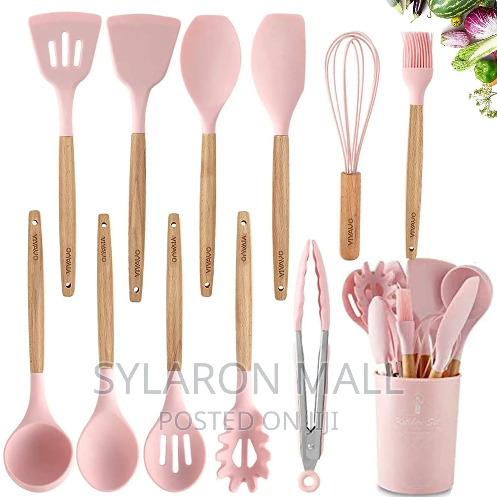 12pcs Silicon Spoon Set
