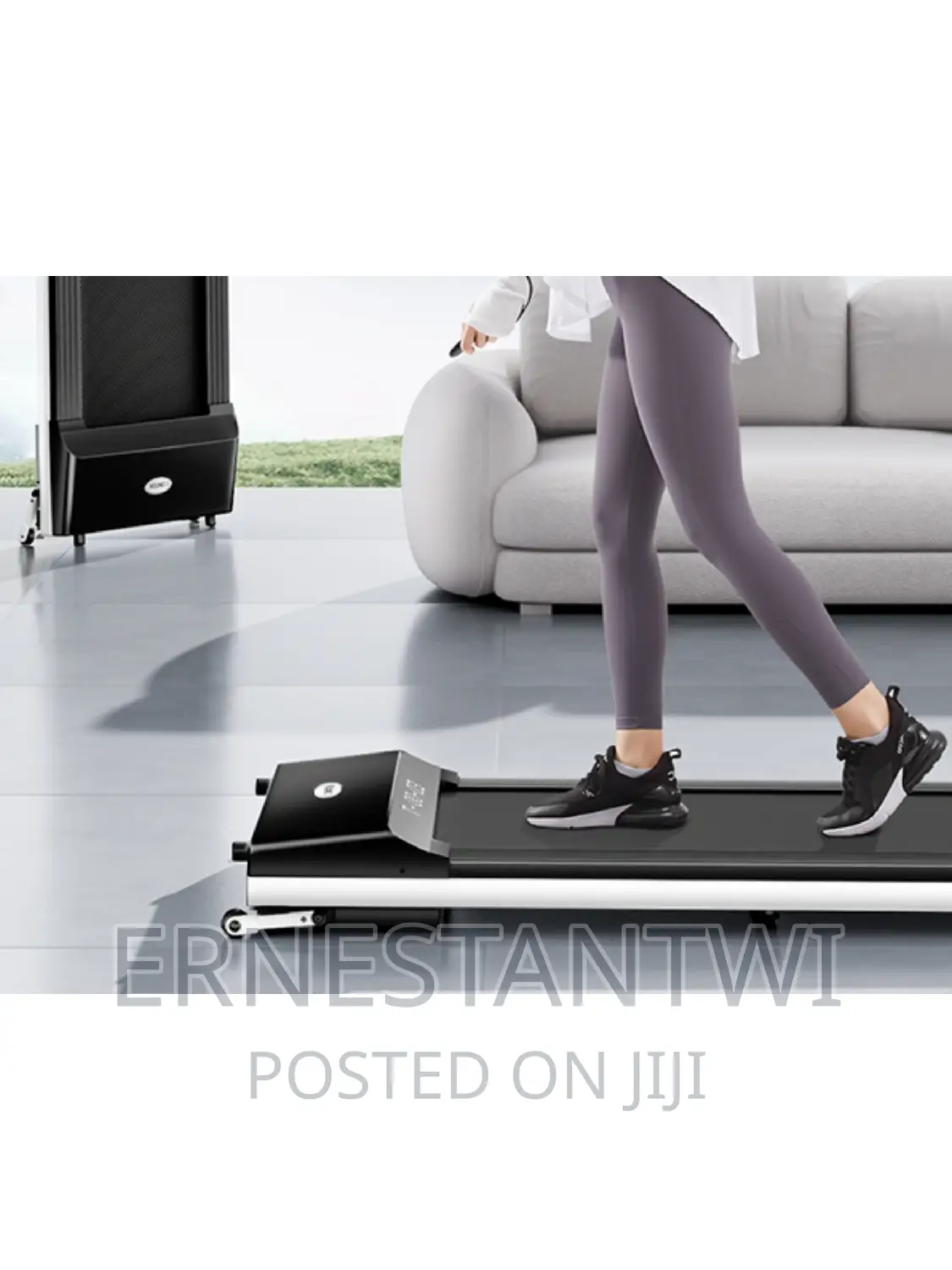 Slim Foldable Portable Treadmill With Bluetooth Connectivity