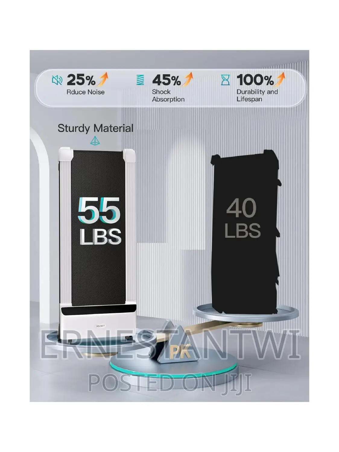 Slim Foldable Portable Treadmill With Bluetooth Connectivity