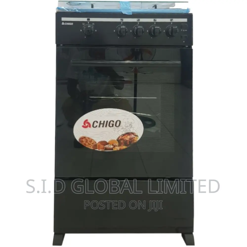 Chigo F5402-Ilg-Is 4 Burner 50x50 Stove With Oven and Grill