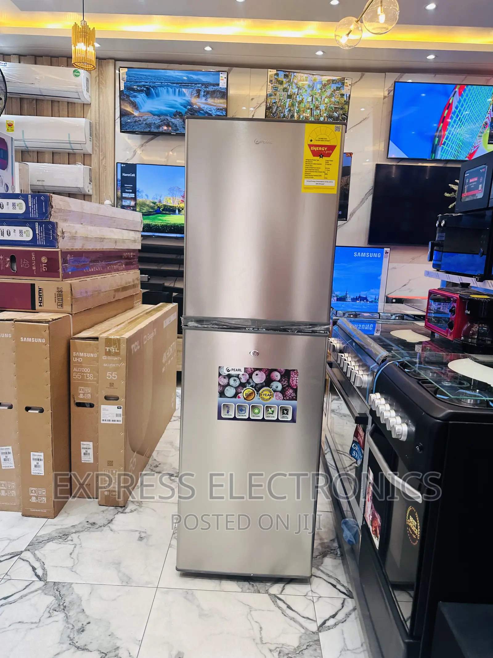 Call  or Text Us for PF-352B-2B Double Door Fridge Pearl