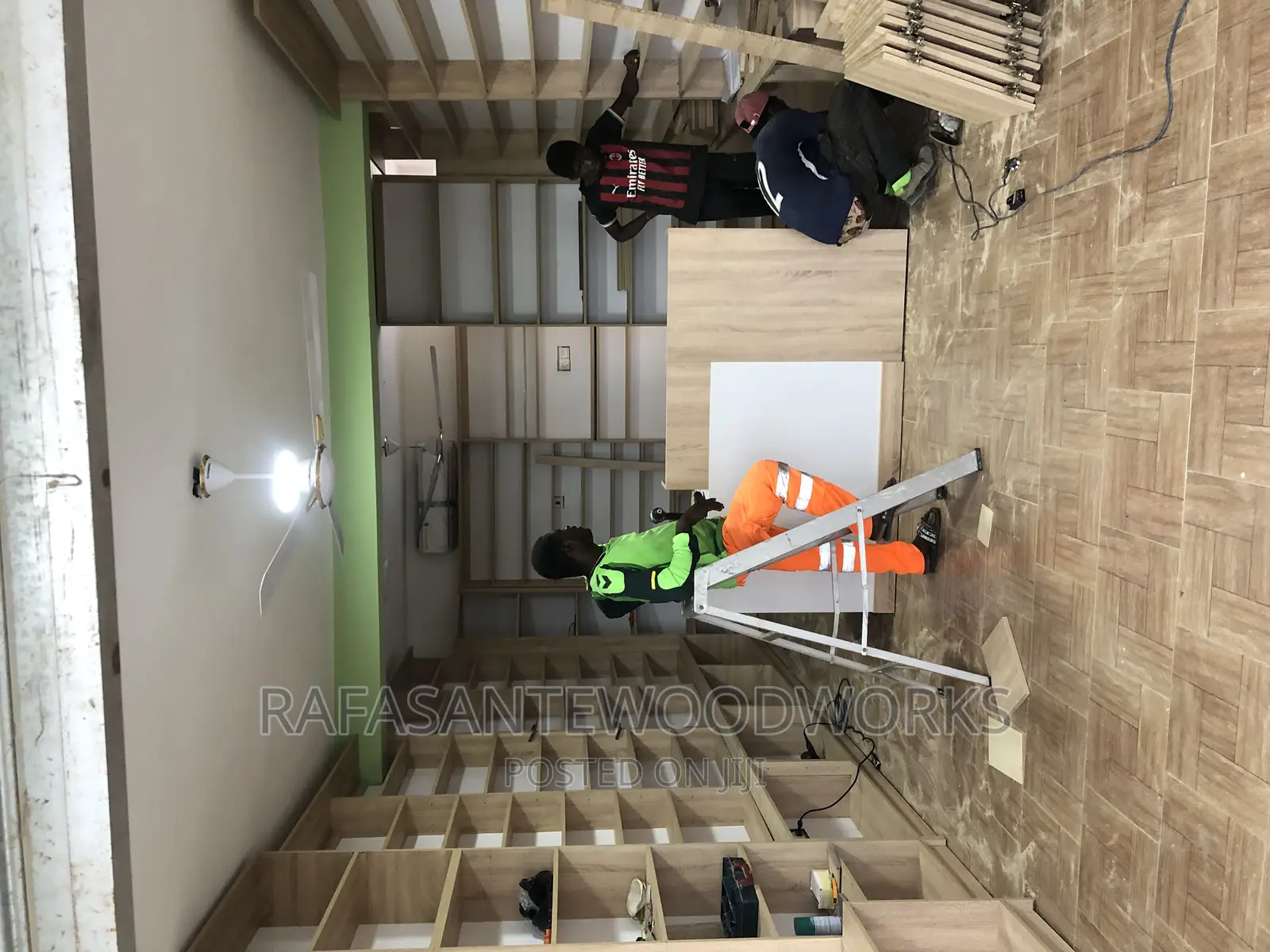 RAF Pharmacy Shop Shelves With MDF and Laminated Plywood