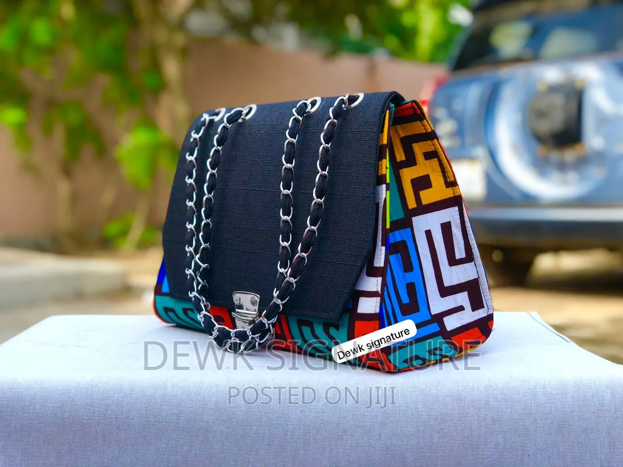 African Print Handbag