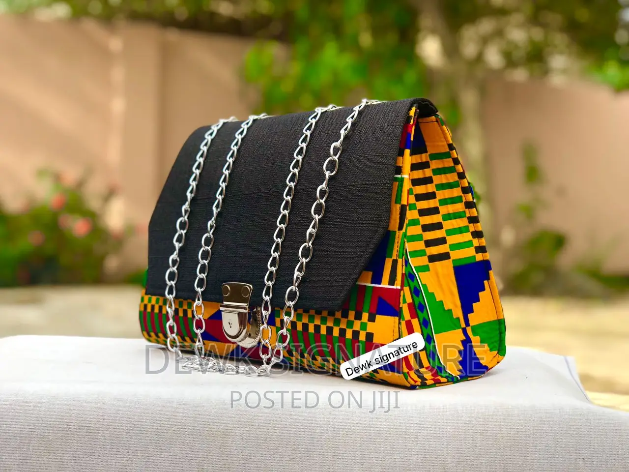 African Print Handbag