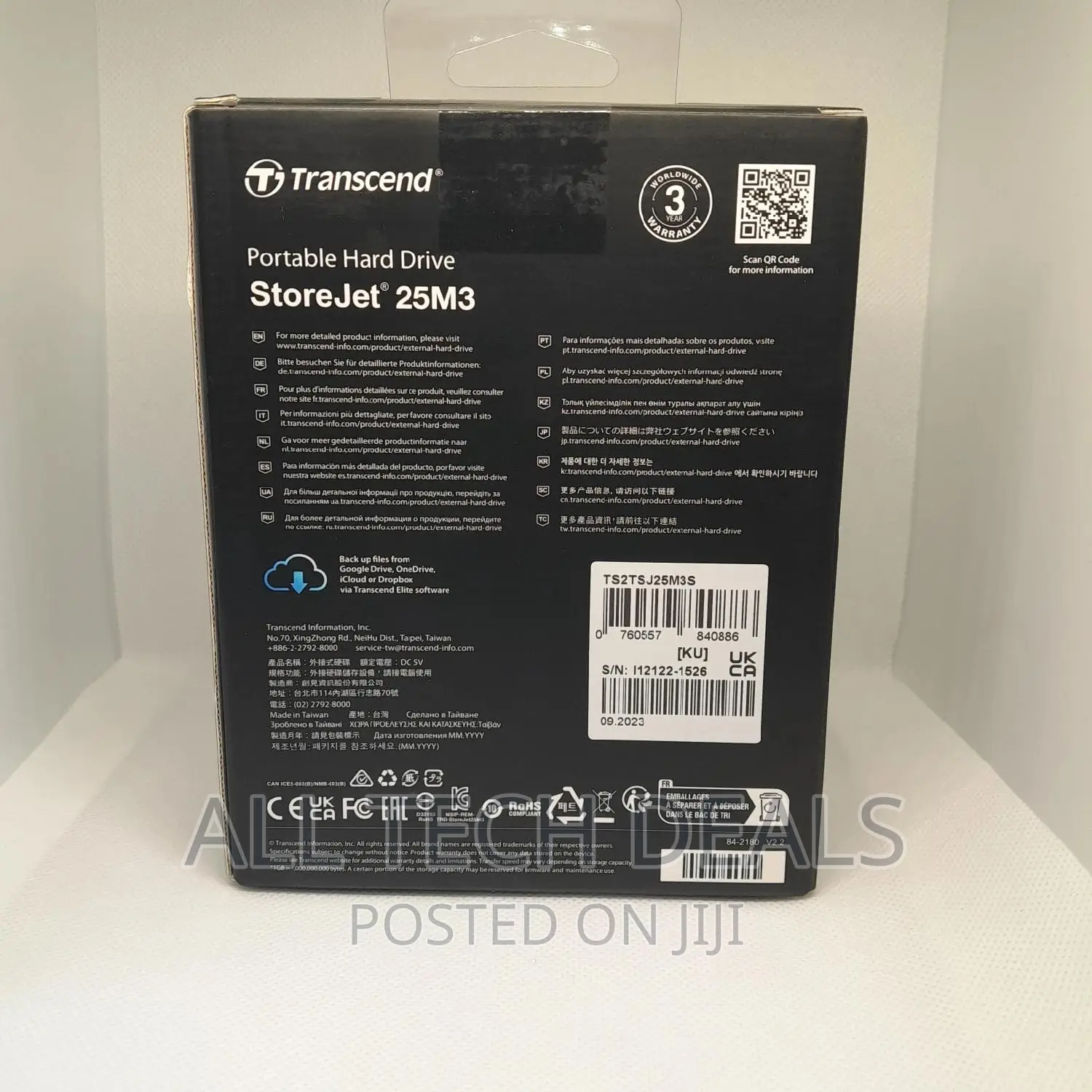 2tb Transcend Rugged External Hard Drive