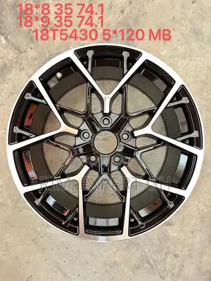 Original BMW Net Net Rim 18 Black and Silver