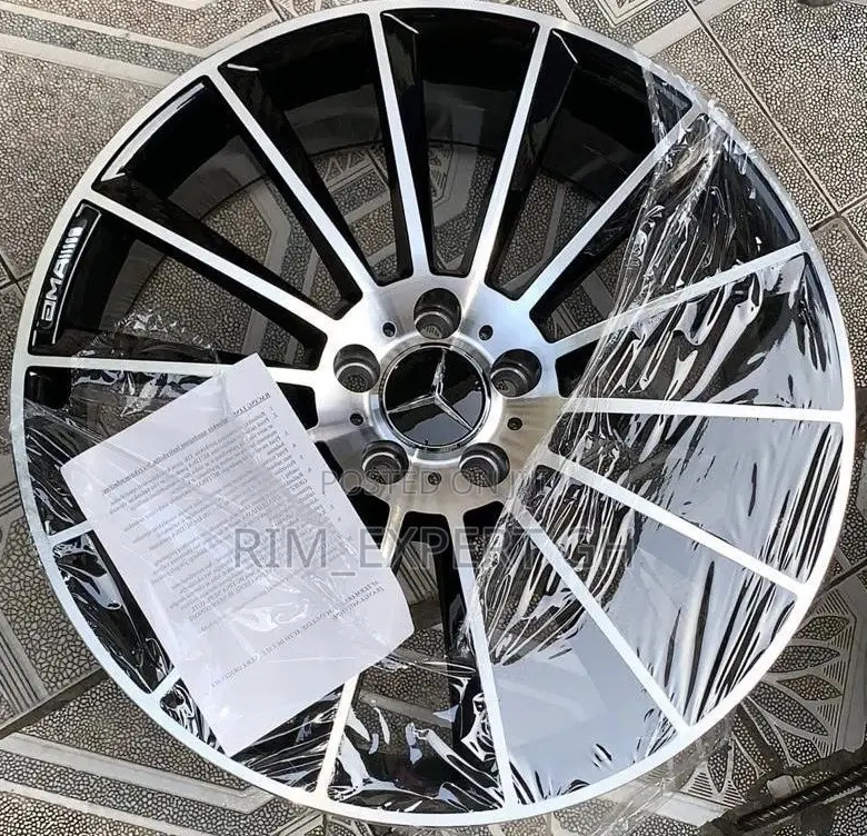 Mercedes Spose Rim 18 Black and Silver