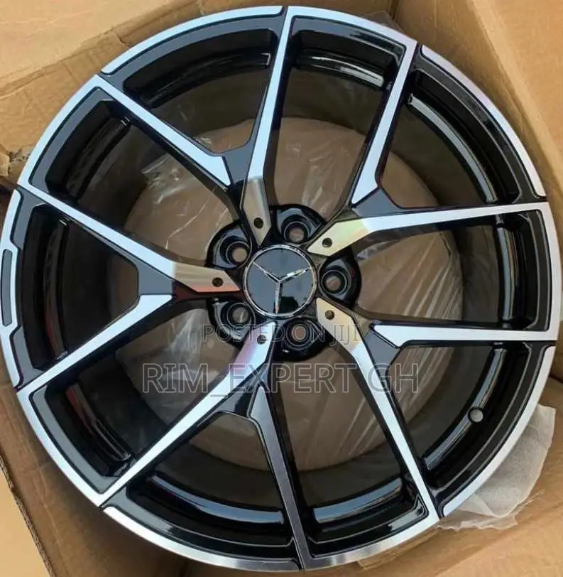 Original Mercedes Benz Rim 18 YY Black and Silver