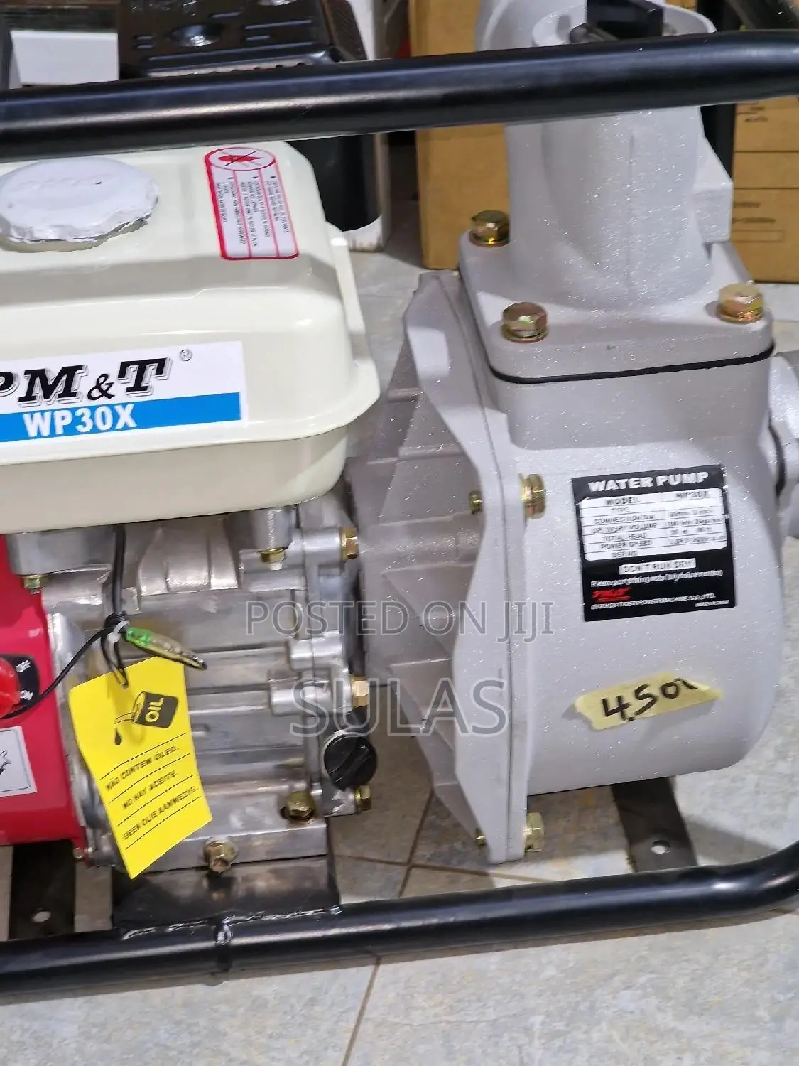5.5 Hp PM T Water Pump Petrol 3 Inch