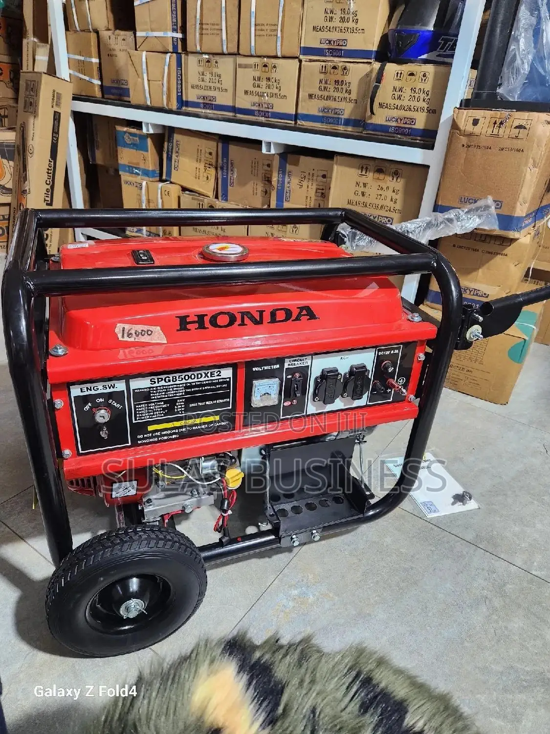 7 Kva 15 HP Petrol Honda Genset