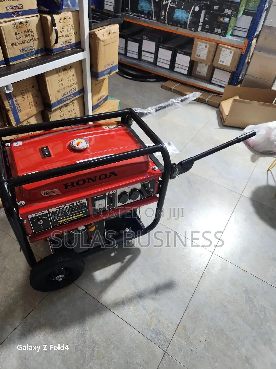 7 Kva 15 HP Petrol Honda Genset