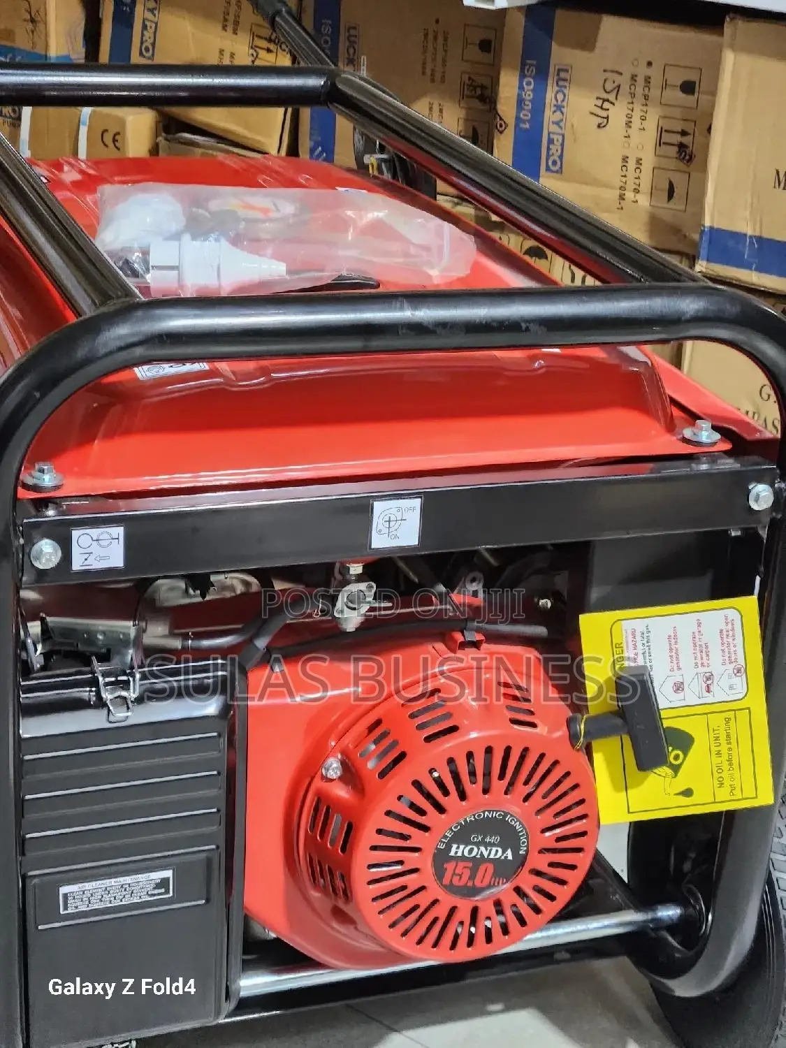 7 Kva 15 HP Petrol Honda Genset