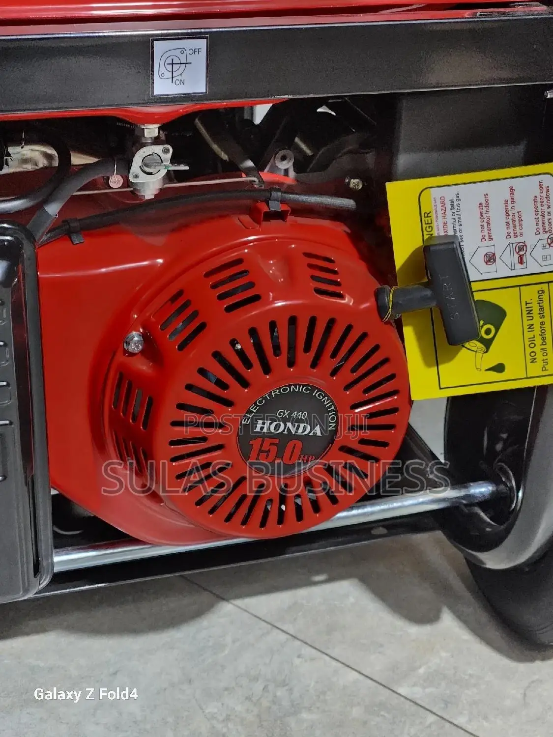 7 Kva 15 HP Petrol Honda Genset
