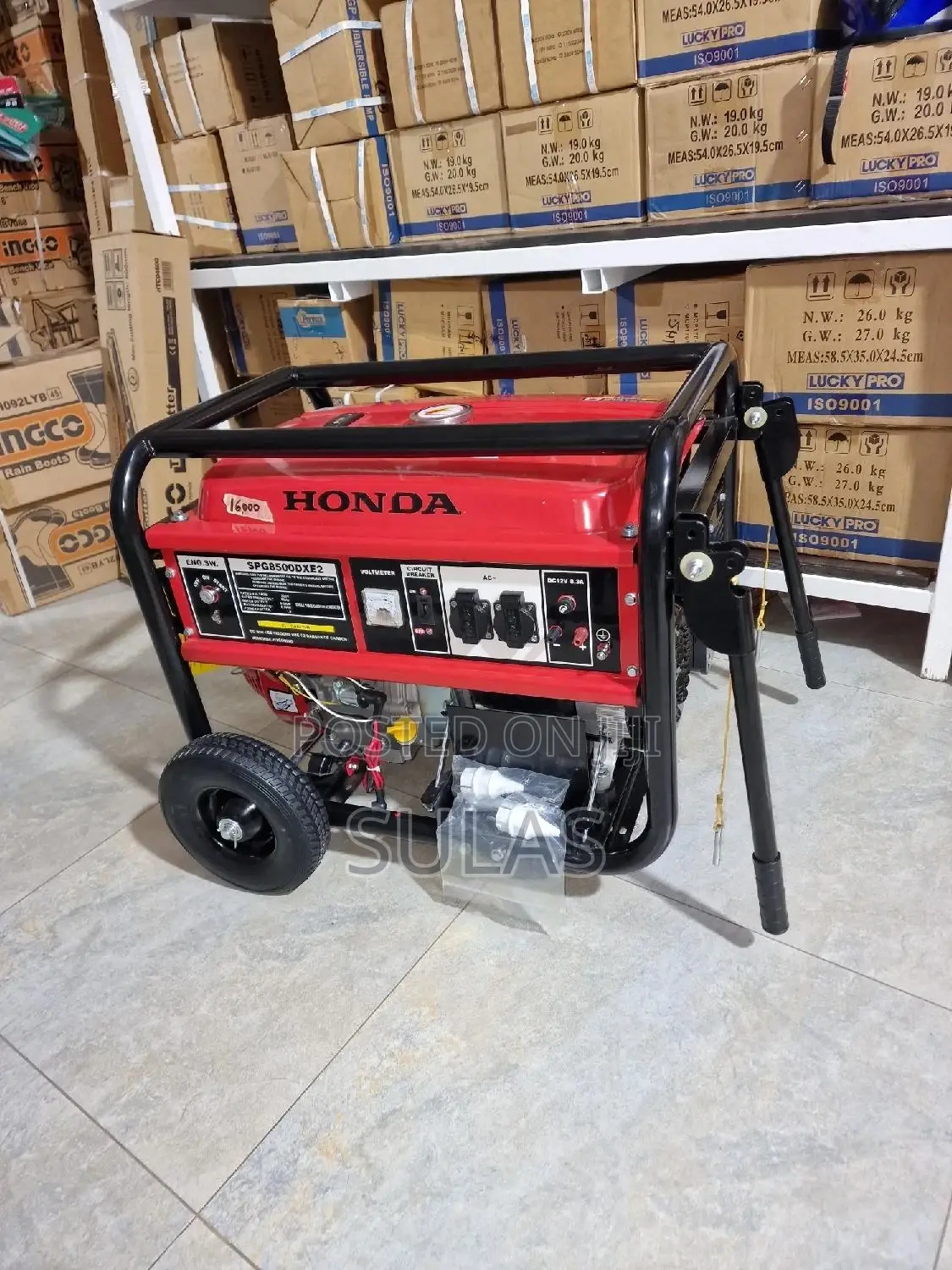 7 Kva Honda Genset, 15 HP