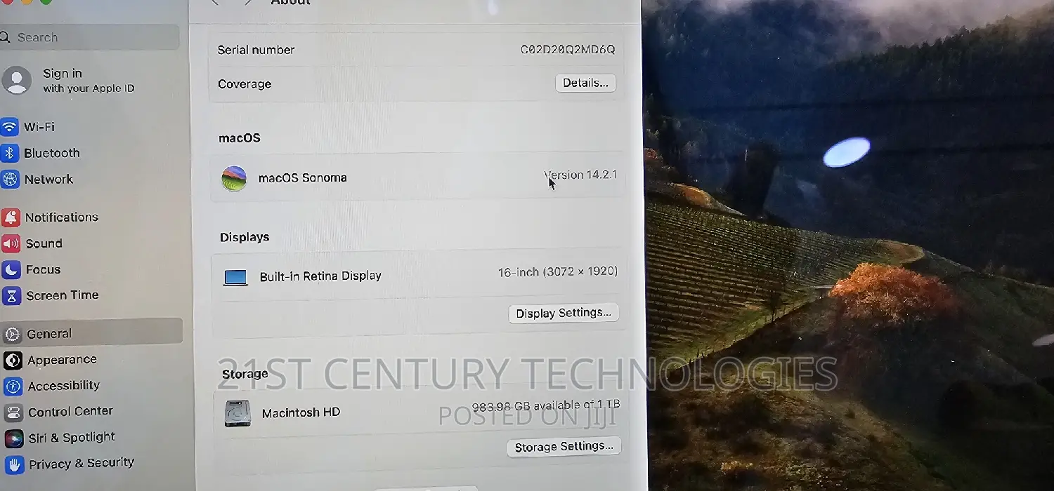 New Laptop Apple MacBook Pro 2019 16GB Intel Core I9 SSD 1T