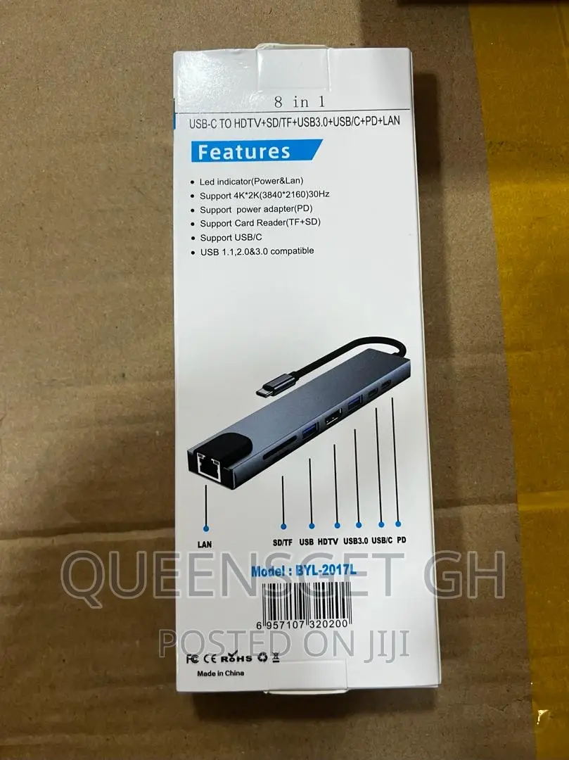 8 in 1 Type C Hub Adapter