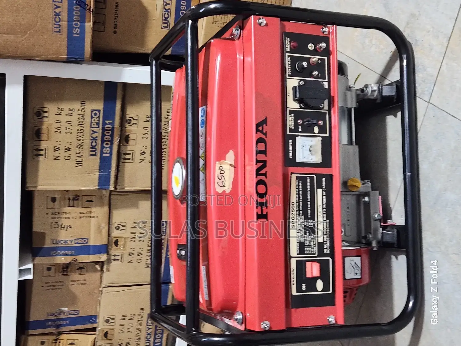 3 Kva Honda Genset Petrol Fuel
