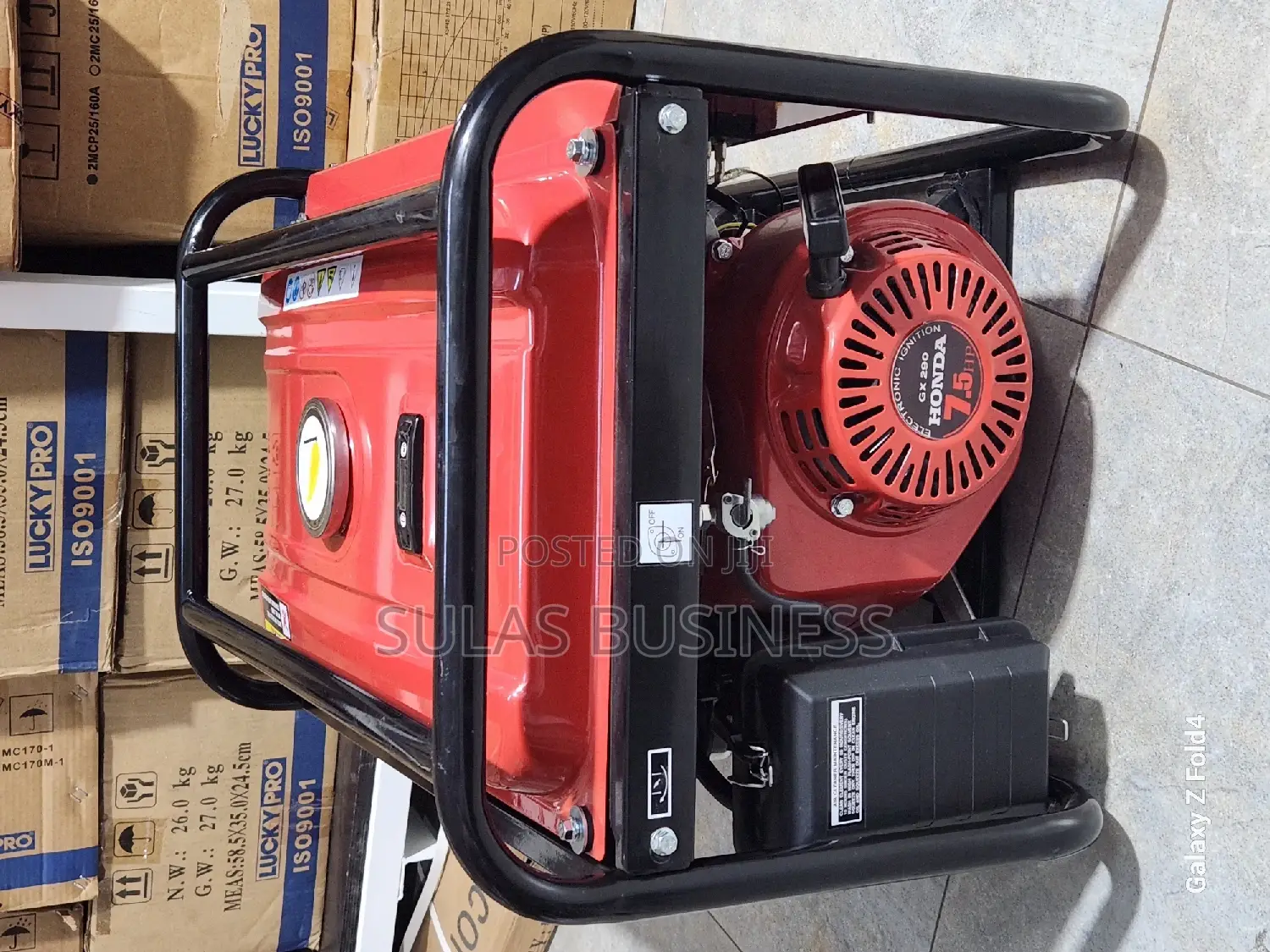 3 Kva Honda Genset Petrol Fuel