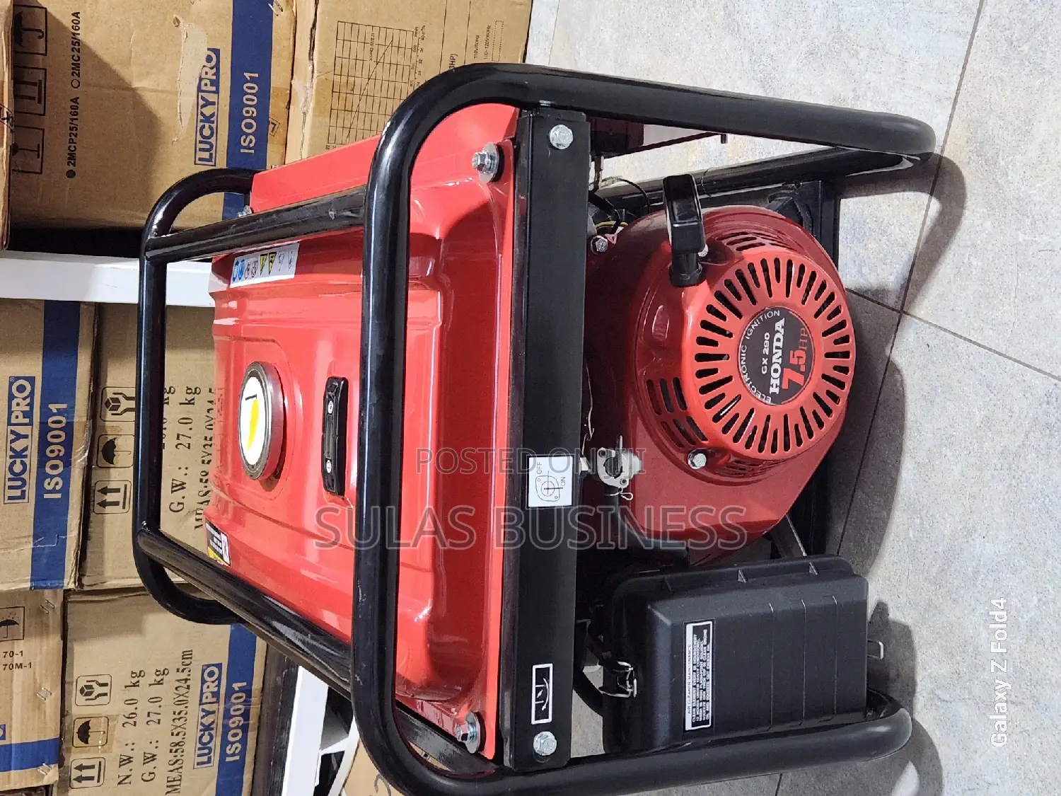 3 Kva Honda Genset Petrol Fuel