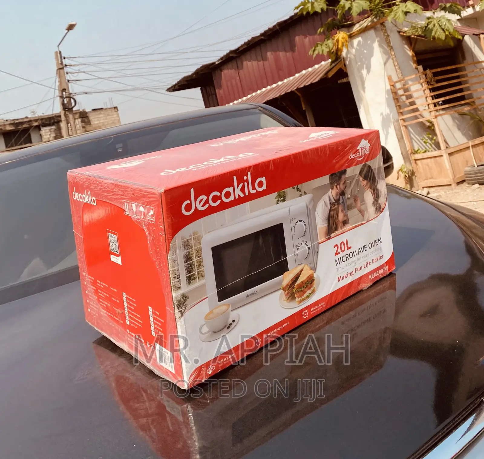 Well Designed Decakila 20L Electric Microwave,Black.