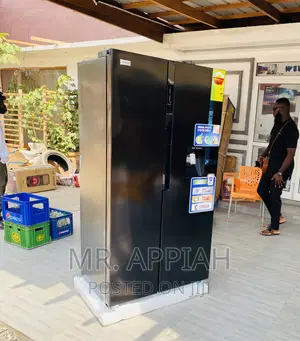 Classic Nasco Side by Side Electric Fridge(Nassb2-64s)Black