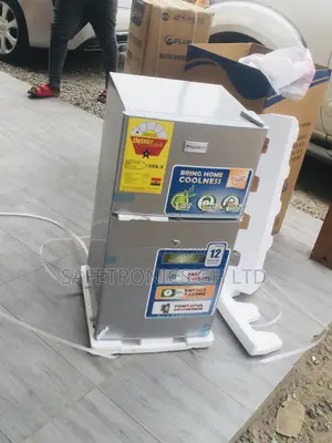 Topfreezer Doubledoor Nasco Nasf2-120 Gray Electric Fridge