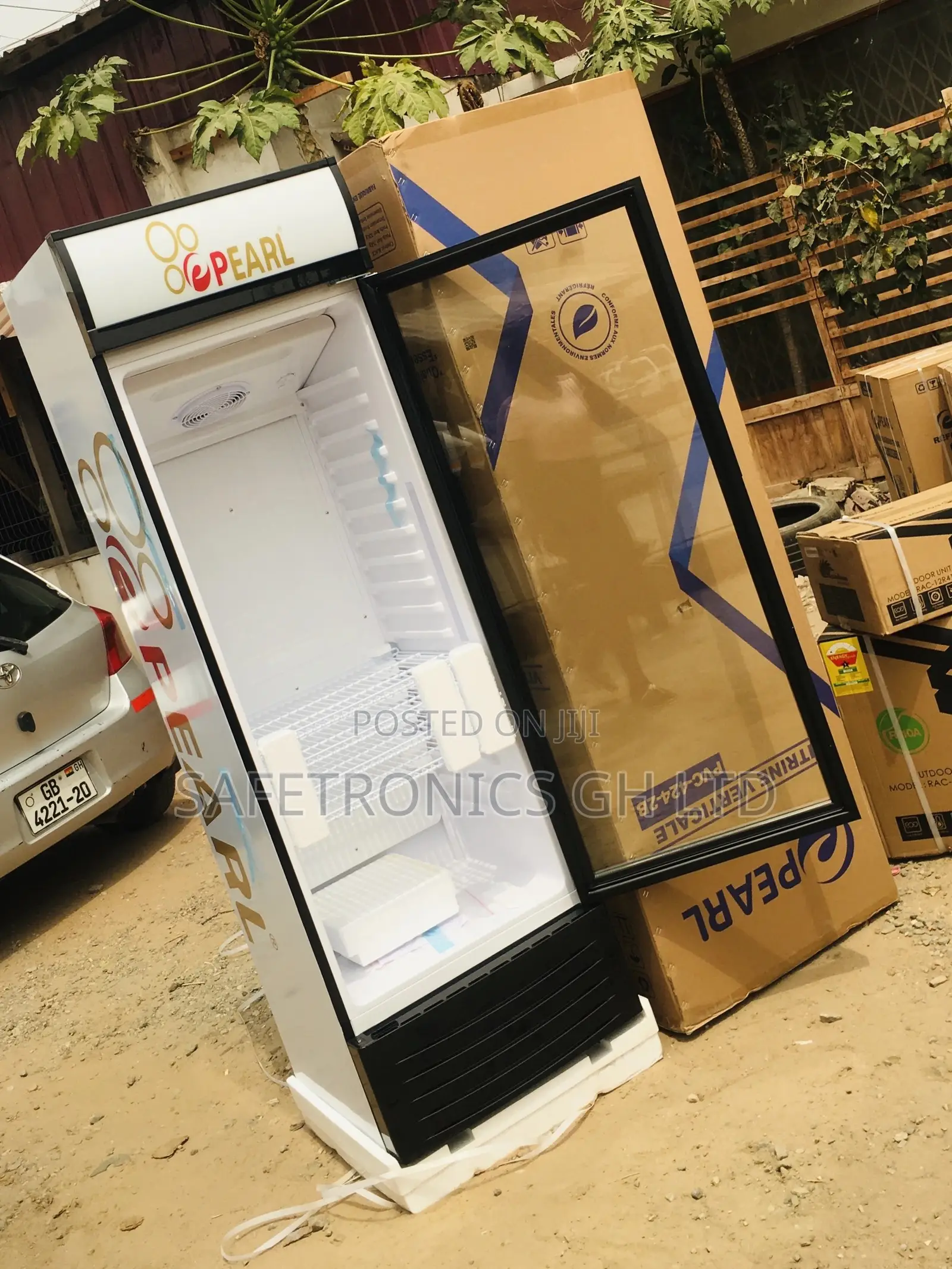 Glass Pearl PVC-424-2B Singledoor Display Electric Fridge