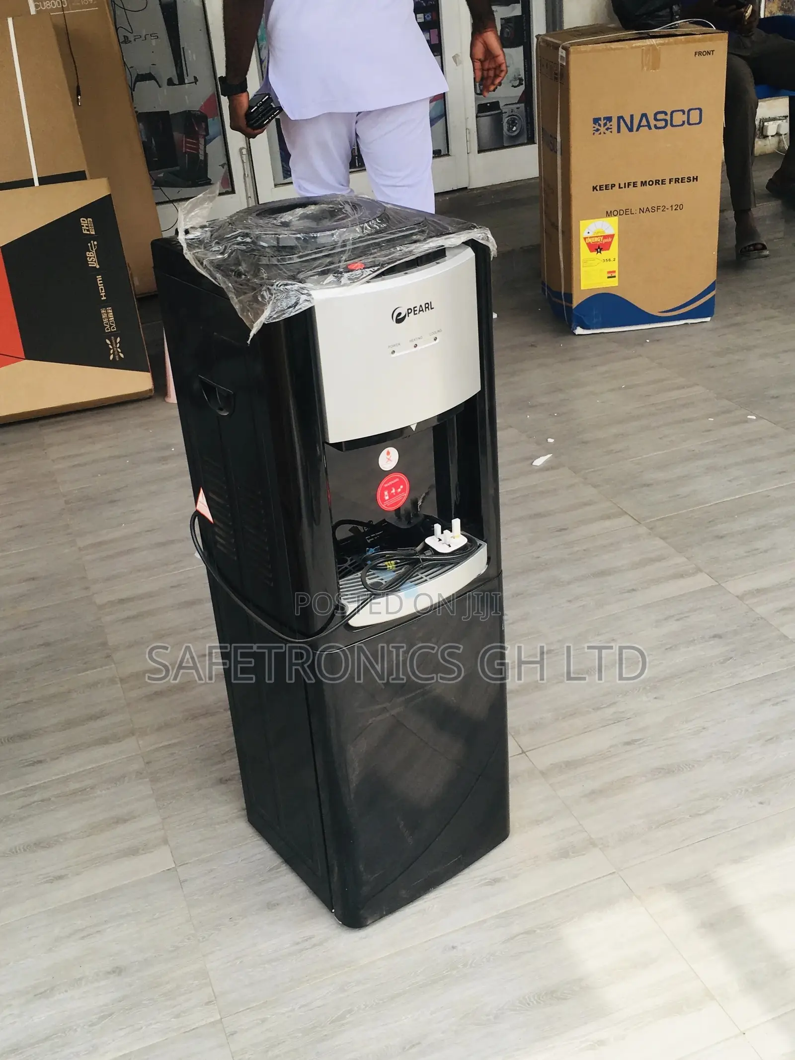 Affordable PWD-2008 Pearl Hot/Cold Water Dispenser Black