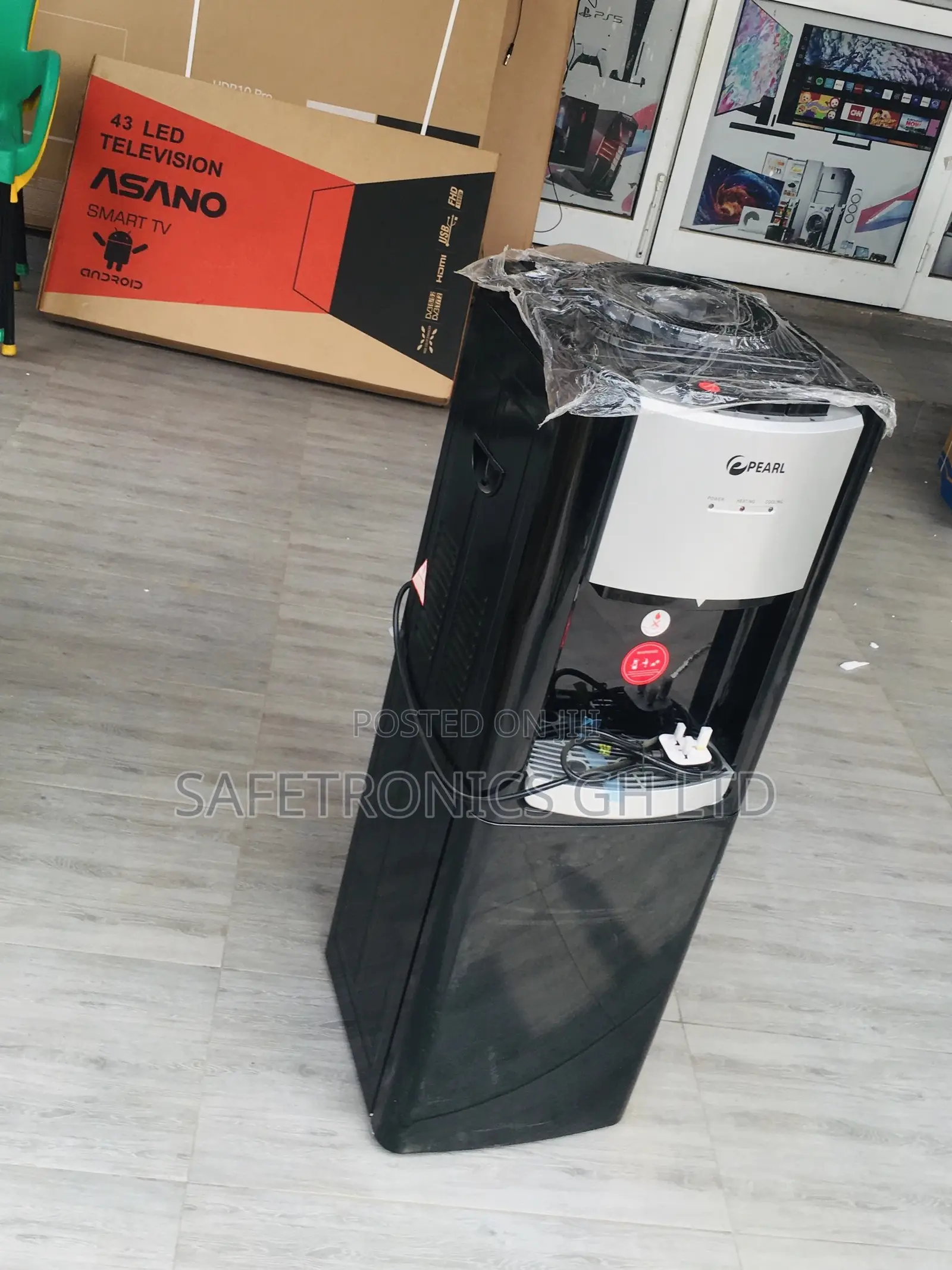 Pearl PWD-2008 Electric Black Hot/Cold Water Dispenser