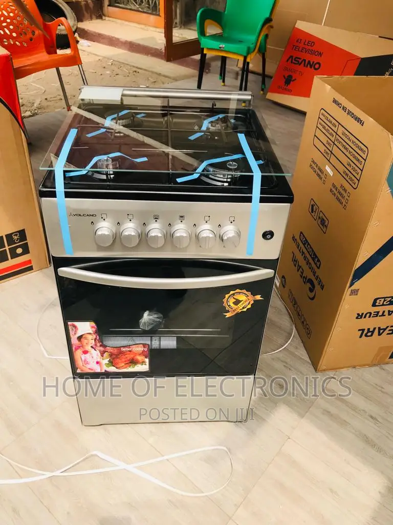 Sealed Volcano 50*50cm Oven Grill 4 Gas Cooker
