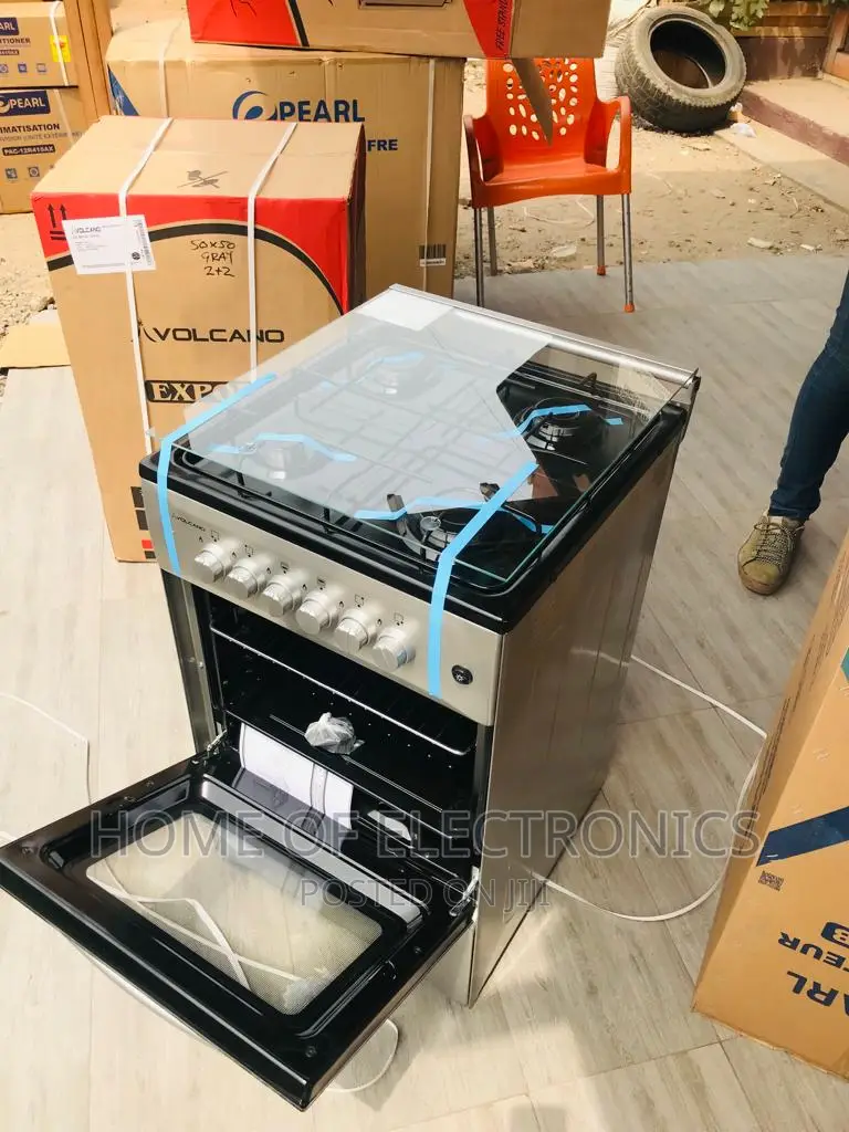 Sealed Authenticvolcano 50*50cm Oven Grill 4 Gas Cooker